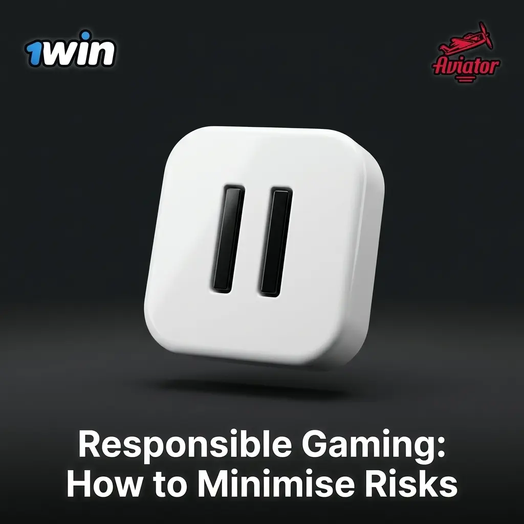 Responsible gaming tips for Aviator players showing bankroll management and deposit limits on 1win platform