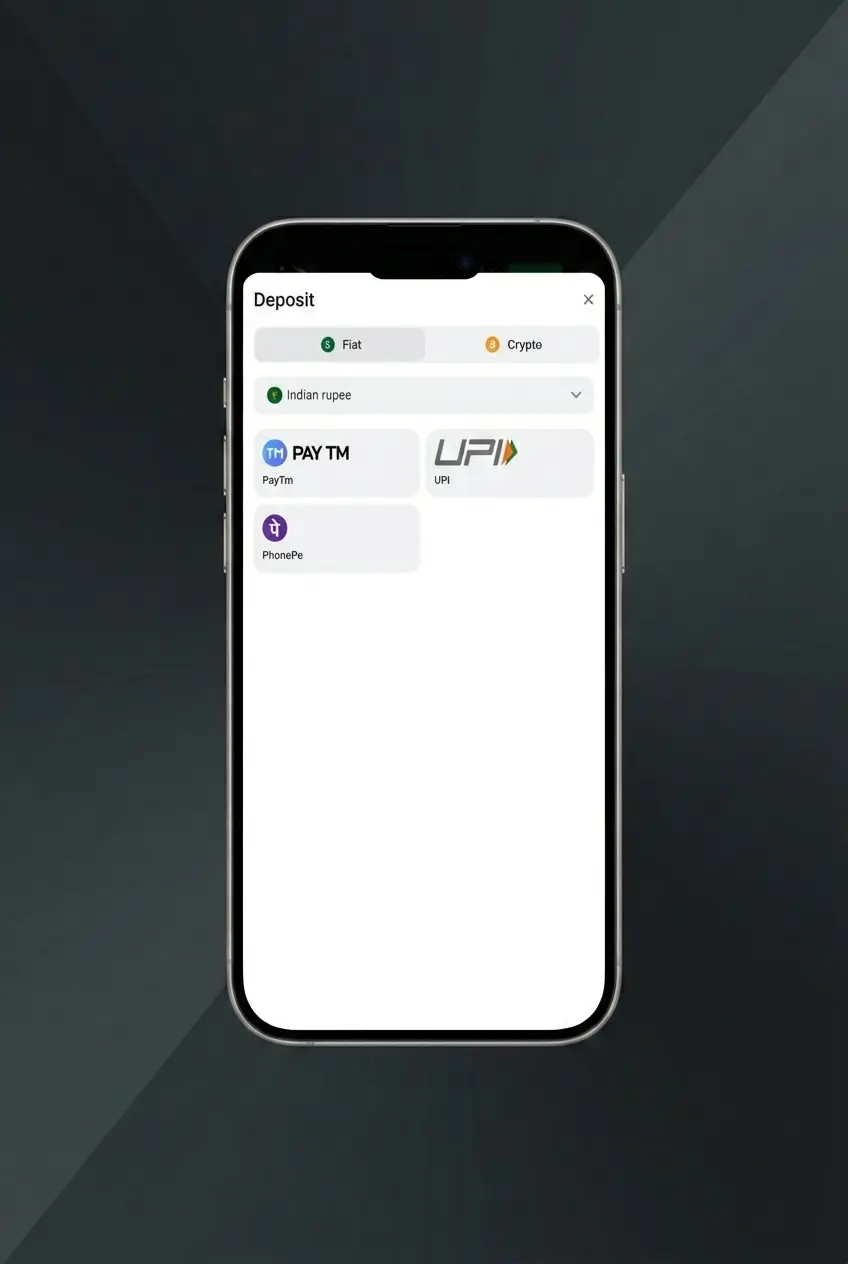 Step-by-step guide to deposit money on 1win Aviator via UPI, PhonePe, Paytm or crypto in under 2 minutes