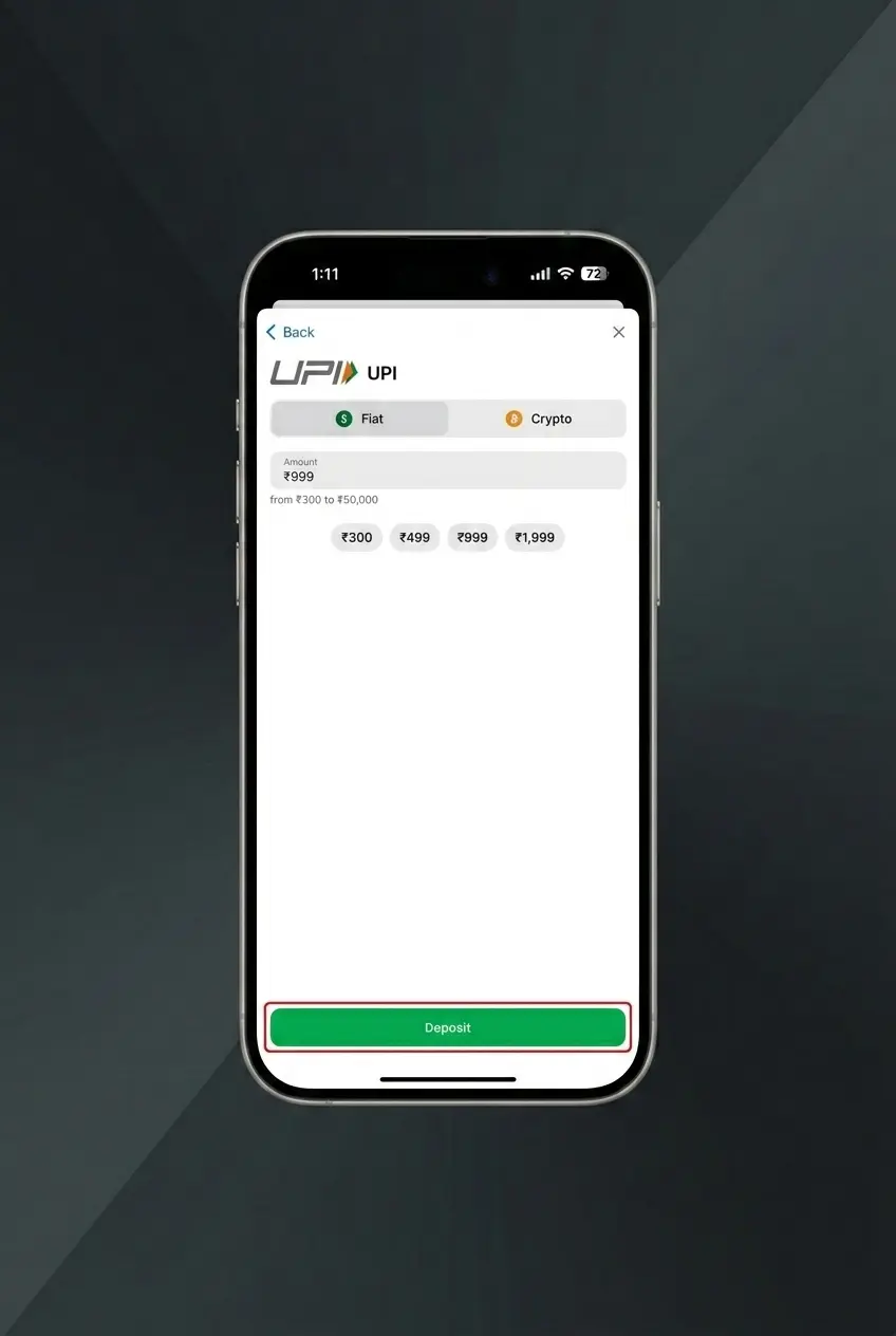 Step-by-step guide to deposit money on 1win Aviator via UPI, PhonePe, Paytm or crypto in under 2 minutes