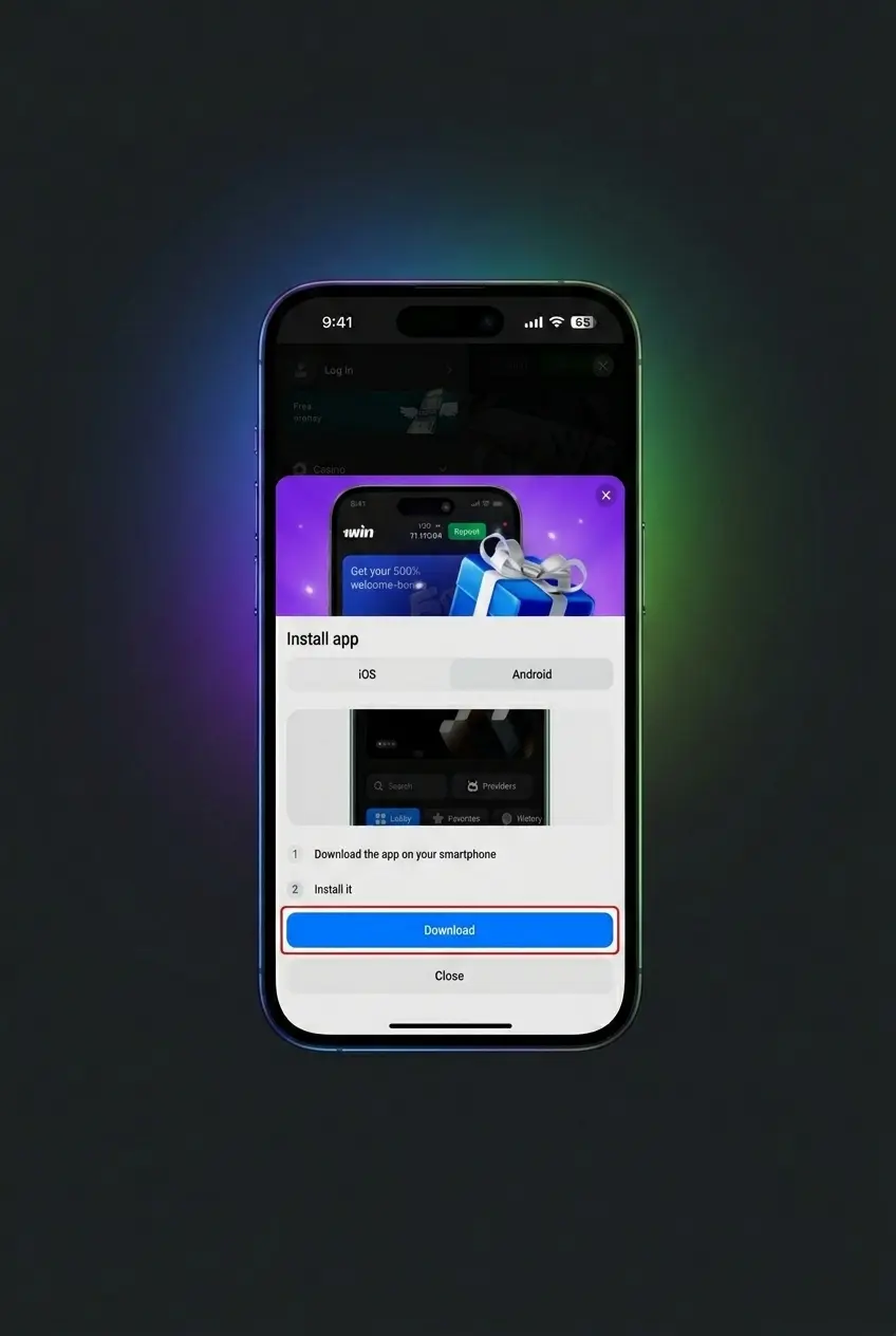 Step-by-step guide to install 1win Aviator APK on Android, from download to login in 7 steps