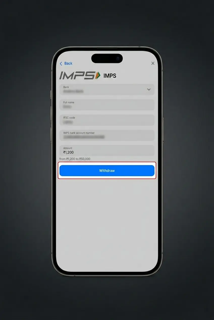 Step-by-step guide on how to withdraw money from 1win Aviator using UPI, PhonePe, or crypto methods