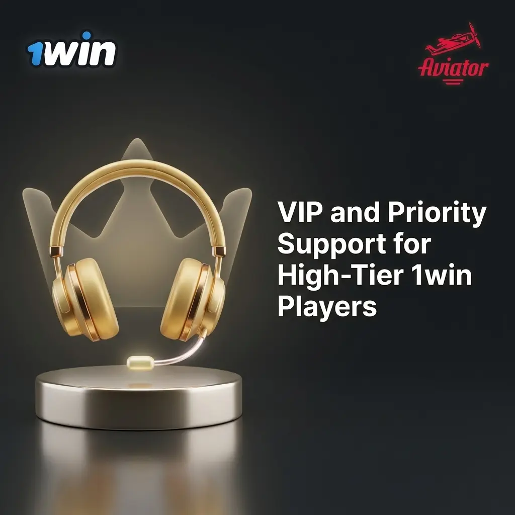 1win VIP and priority support service for high-tier players with dedicated account managers and faster response times